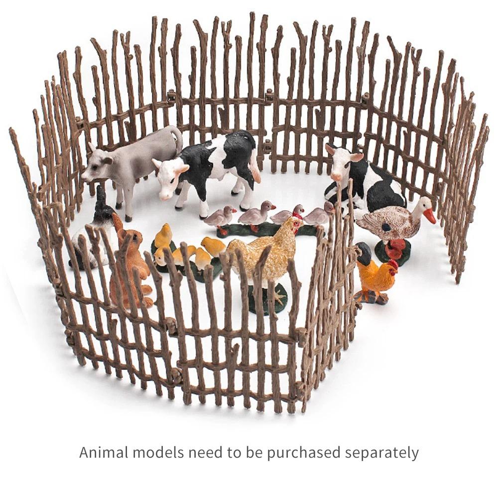 Decoration Simulation Ranch Fence Fence Accessories Ranch Fence Model Sand Table