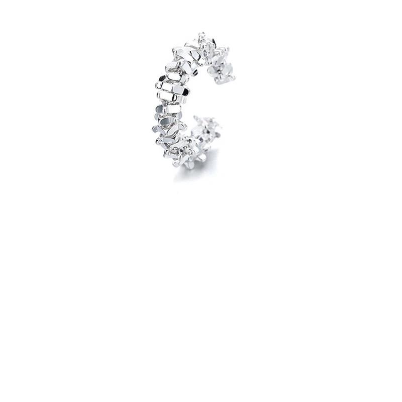 1 шт. Очаровательные Клипсы-Серьги Линия Цирконов Ear Cuff Без Прокола Серьги Украшения