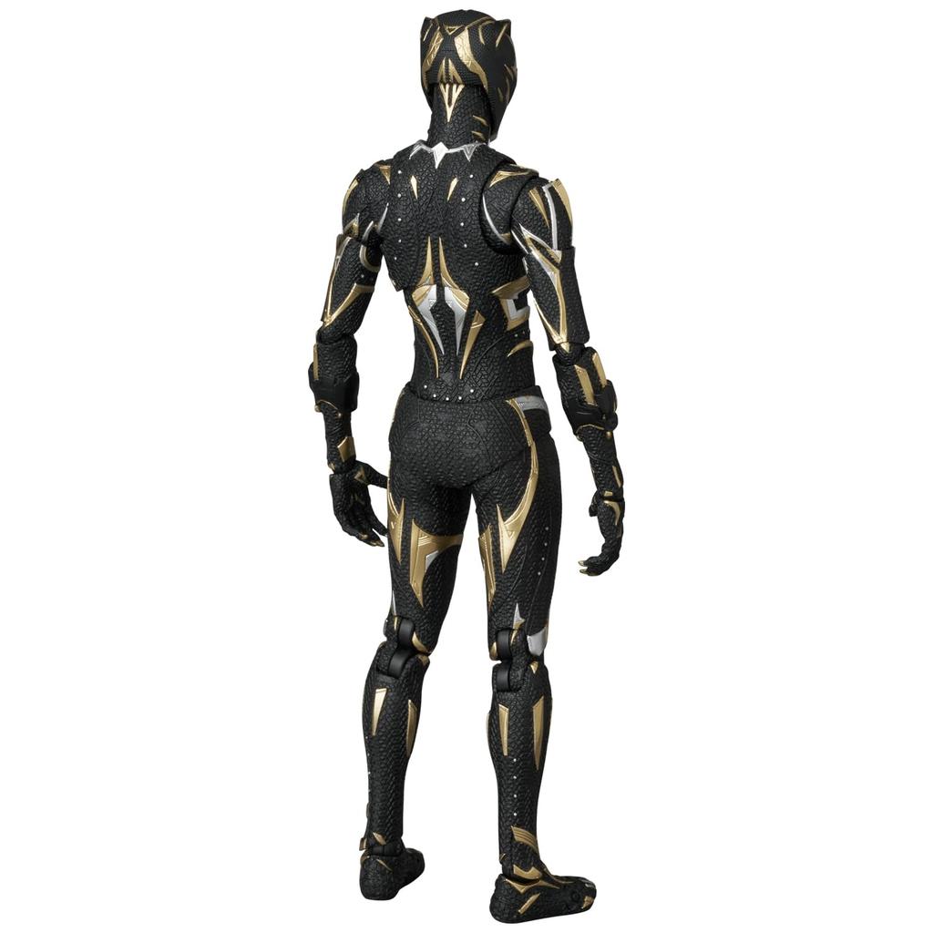 Medicom Toy MAFEX №275 Черная Пантера (ВАКАНДА НАВСЕГДА) - Примерно 145 мм в высоту, не в масштабе, предварительно окрашенная фигурка.