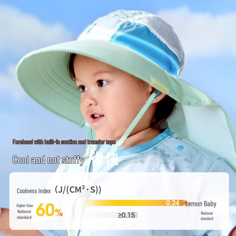 Детская солнцезащитная шляпа с широкими полями Lemonkid
