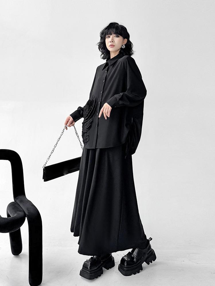 Xitao Side Split Bandage Three-dimensional Pant Set GYX1527