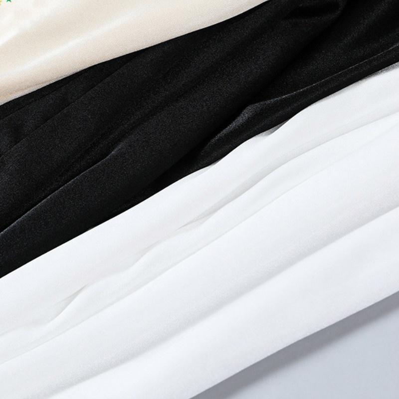 Женская нижняя юбка из атласа с кружевом