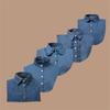 Denim Retro Versatile Pointed Collar Stand-Up Collar Doll Collar Fake Collar, Classic Unisex Shirt Fake Collar