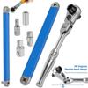 5 Pcs Ratchet Extension Wrench Torque Car Spanner 15.4inch Automotive Garage Tools  Home Tool Set