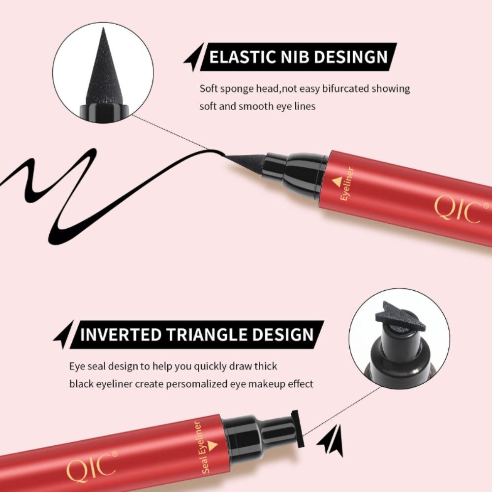 Подводка для глаз QIC Seal Color Pen Tail Wing Двуглавая подводка для глаз Seal