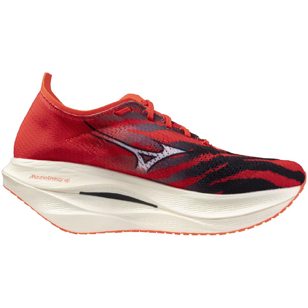 Mizuno Wave Rebellion Pro 3 Беговые Легкие и Упругие для и Красный Они x Синий Размер 2E Обувь, Бег трусцой, Марафоны, Тренировки, Экиден, Они, 23.0