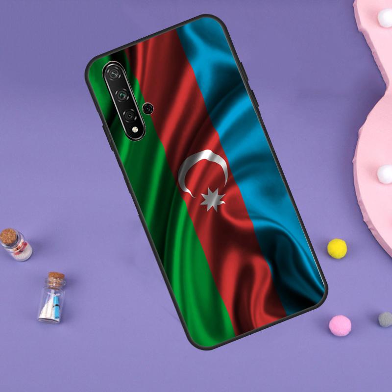 Флаг Азербайджана Для Huawei Nova 11i 12i 8i 7i 3i 9 10 SE Y60 Y61 Y70 Y72 Y73 Y90 Y91 P20 P30 P40 Lite Чехол