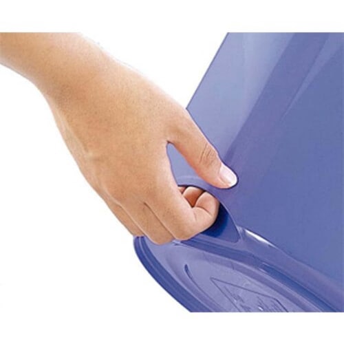 Ведро Fudo Giken Benrikko, 10 л, Синее, с Мерной Лентой, Носиком, Ручкой Soft-Touch, 32 см Ш x 31 см Г x 27.7 см В, F14304, Сделано в Японии