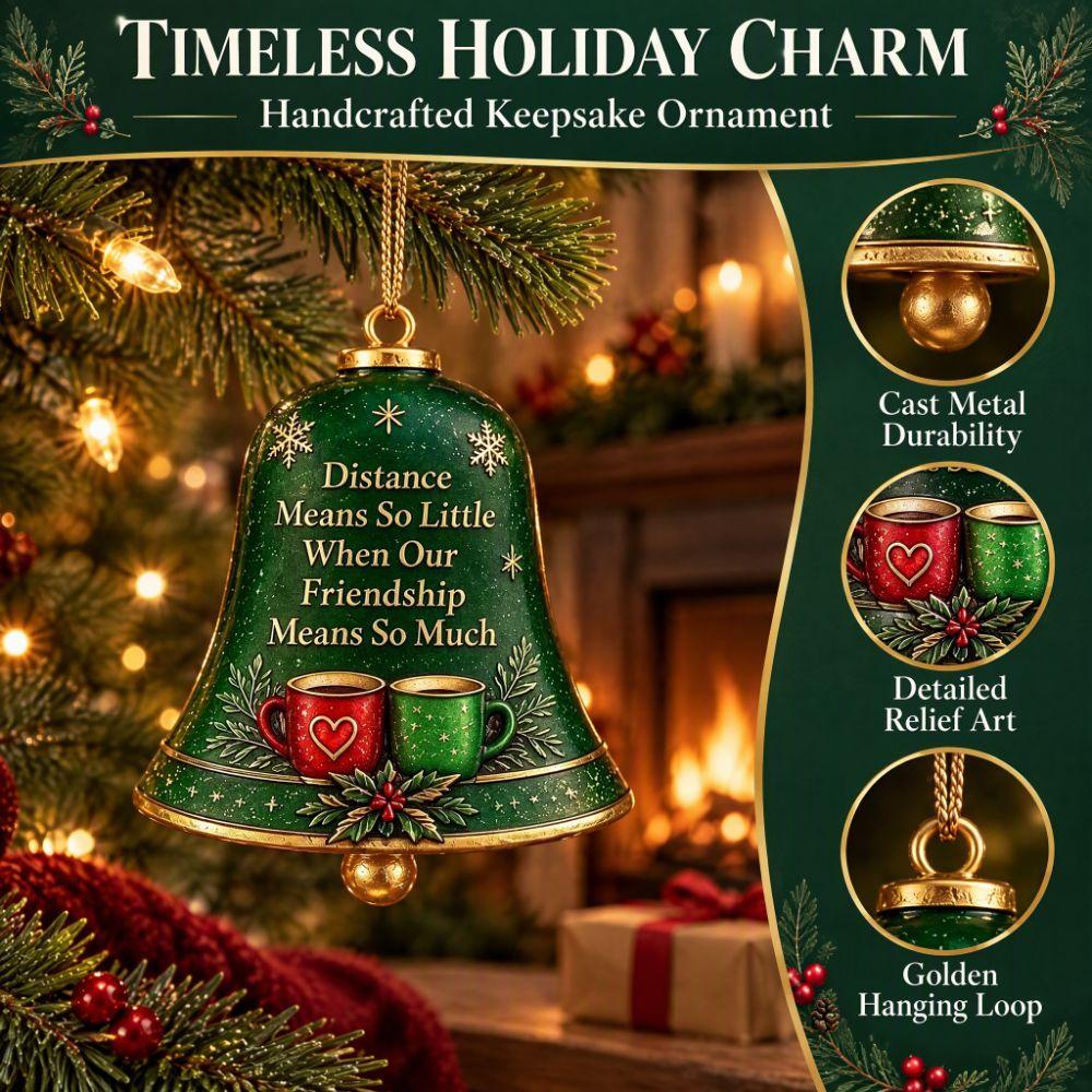 Acrylic Bell Ornament 3D Christmas Tree Hanging Decorations Hanging Bell Decor Home Accents