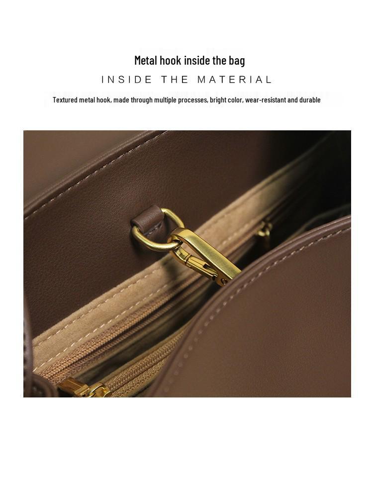 Женская сумка-тоут кроссбоди из натуральной кожи большой вместимости на весну/лето 2025