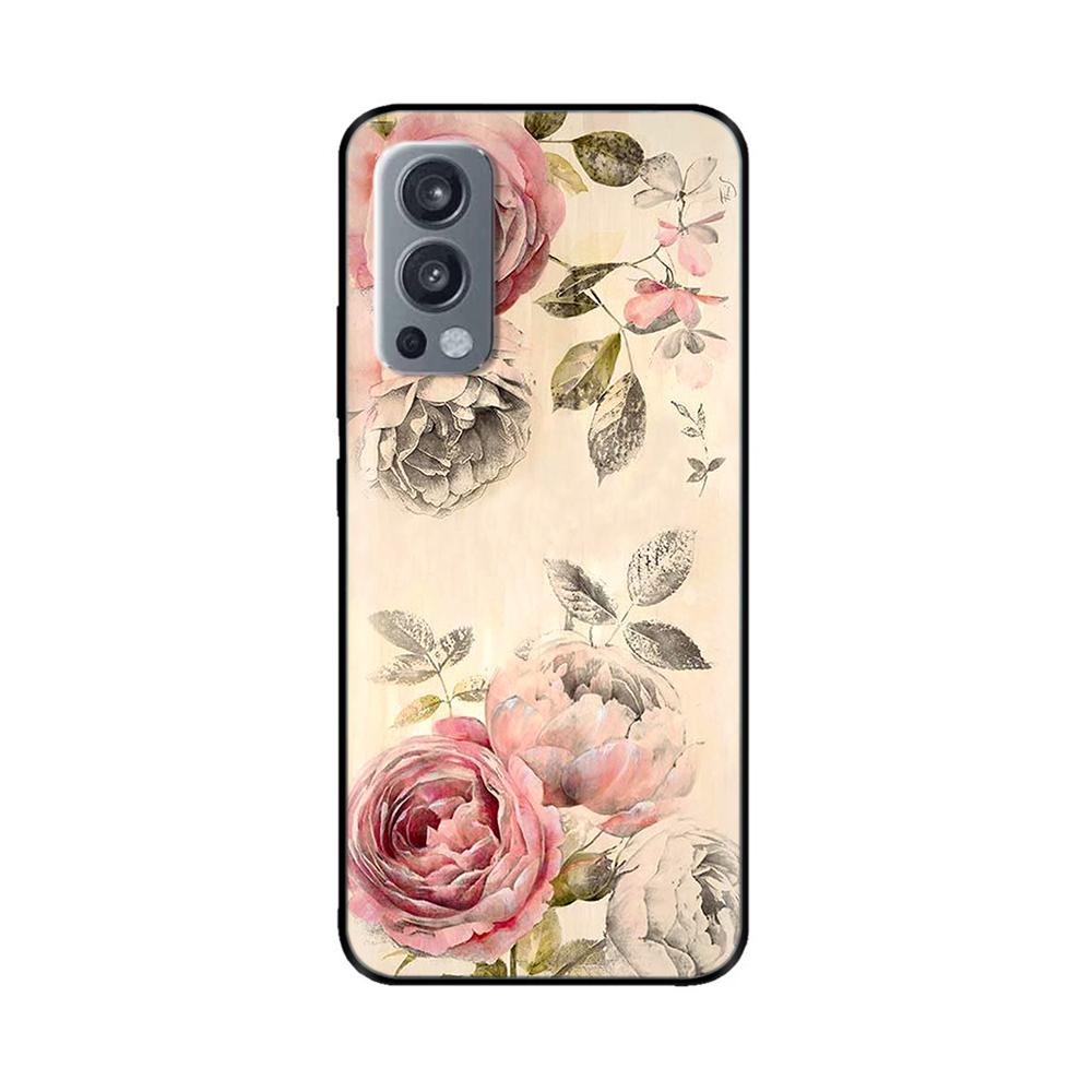 Чехол для OnePlus Nord 2 5G Бампер Nord2 6,43 дюйма Мягкий силиконовый чехол из ТПУ для One Plus Nord 2 5G Чехол Мультяшная задняя крышка Coque