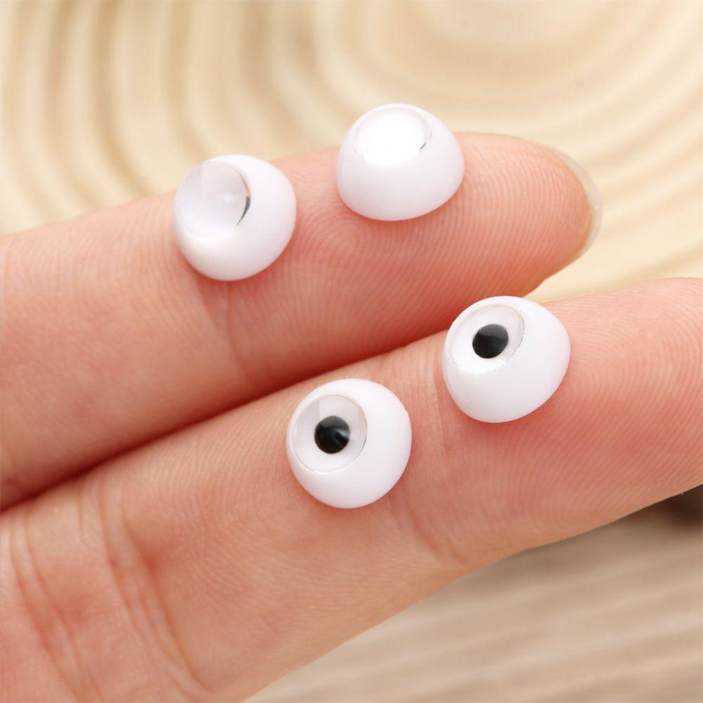 Quality Accessories DIY Eyeball Toy Acrylic Doll Eyes Transparent&Black Eye Patch Sticking Mud Clay