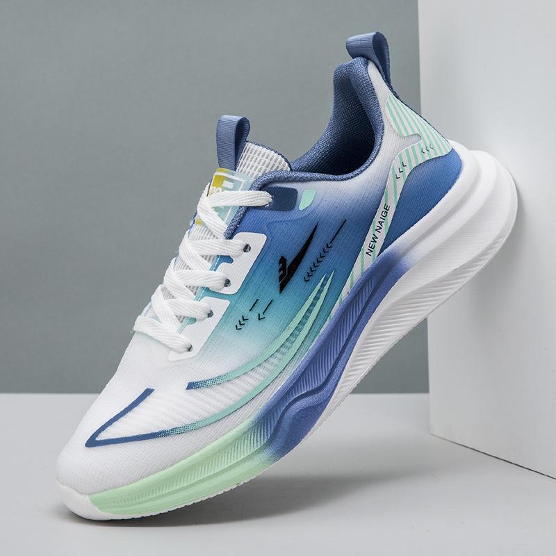 Summer New Mesh Breathable Couple Shoes Fashion Trend Running Shoes Lightweight Soft Sole Casual Sports Men's Shoes