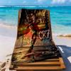 Cristiano Ronaldo Beach Towel Super Soft Microfiber Quickdry Fabric Comfortable Lightweight