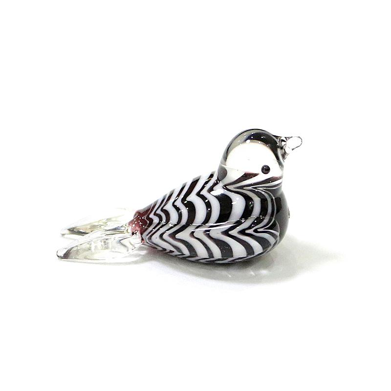 Миниатюрная декоративная фигурка птицы из муранского стекла в японском стиле, для дома, декор для сказочного сада, аксессуары, милые украшения ручной работы в виде животных