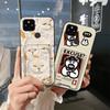 Задняя крышка ТПУ чехол для телефона для Google Pixel 4A 5G Полная защита Ударопрочный Модный дизайн Слот для карт Защита от ударов Карман для карт