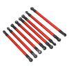8Pcs Aluminum Alloy RC Linkage Rods for Axial SCX10 1/10 RC Crawler For RC Crawler
