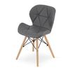 LAGO eco-leather chair - gray x 1