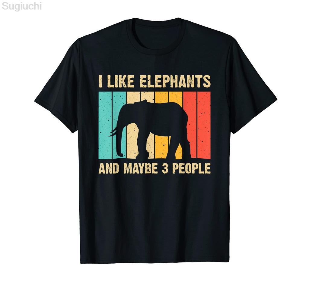 ZX 100 Cotton Vintage Elephant Shirt Retro Sunset Colors Silhouette TShirt Graphic Harajuku Fashion Tee T Shirt XS5XL