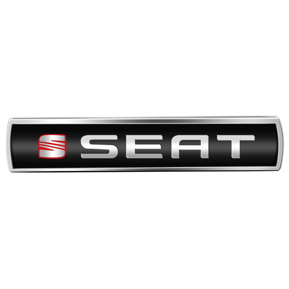Car Metal Alloy Logo Car Body Side Window Badge Sticker For Seat 5f 1p Ibiza 6l 6j Arosa Ateca Altea FR Arona Cupra Toledo FR plm056