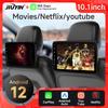 JIUYIN 10,1-дюймовый Apple CarPlay Android Auto Подголовник Монитор Дисплей Сенсорный Экран Для Заднего Сиденья Мультимедиа Automotiva Voiture