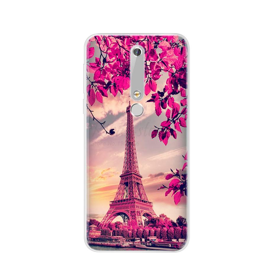 For Nokia 6.1 Nokia6.1 Phone Case Soft TPU Silicone Case For Nokia 6.1 2018 / For Nokia 6 2018 TA-1068 TA-1043 Case Back Cover