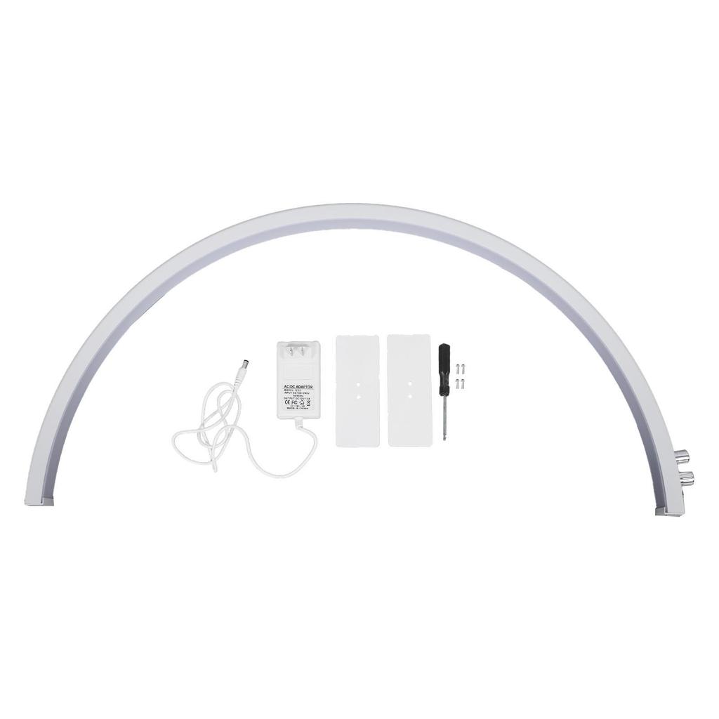 Half Moon Nail Desk Lamp 35W 28 Inch 2700K To 5600K Adjustable LED Half Moon Light for Lash