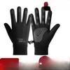 Autumn and Winter Warm Gloves for Women Outdoor Riding and Driving Anti Slip Men's Touch Screen Plus Velvet Windproof Waterproof Cold Proof Gloves