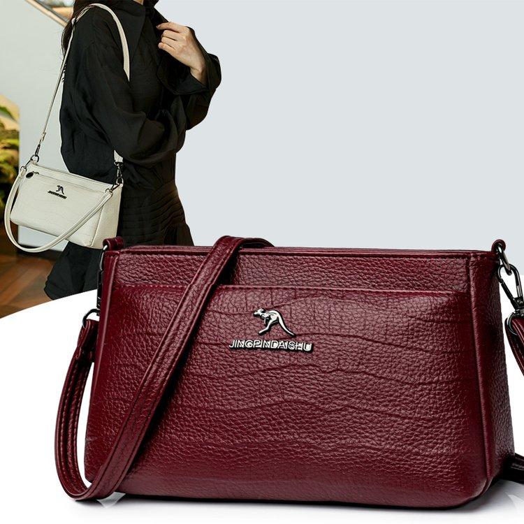 Маленькая квадратная сумка с крокодиловым узором 2024 года, летняя новая модная повседневная сумка-мессенджер, простая женская сумка через плечо, женская сумка для внешней торговли