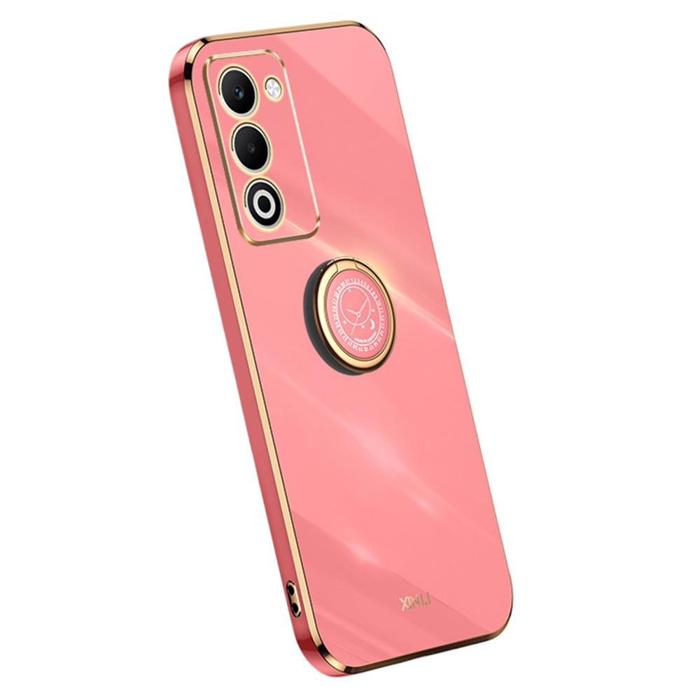 XINLI For Oppo A5 5G/4G Case Ring Kickstand Electroplating TPU Phone Cover