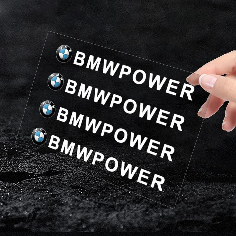 4 шт. наклейки на дверные ручки автомобиля, наклейки на шины и зеркала заднего вида для BMW F30 F10 E90 F20 E46 E60 E70 E39 E36 E87 E28 X3 X4 X7 E92 E91