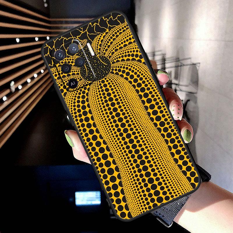 KUSAMA art Чехол Для Oppo A78 A98 A18 A38 A58 A60 A80 A40 A77 A57 A17 A74 A54 A94 A96 A76 A16 A15 A5 Pro