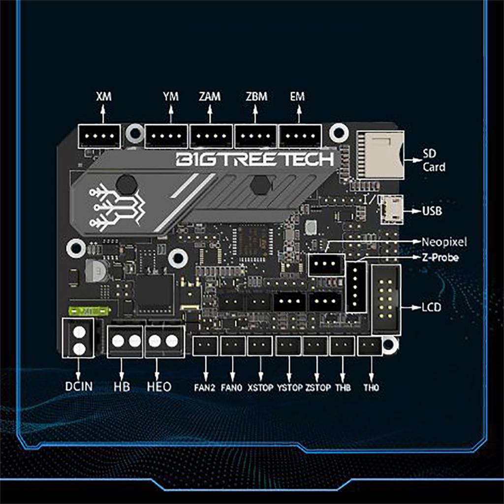 For Bigtreetech SKR Mini E3 V3.0 32Bit Control Motherboard TMC2209 For Ender 3