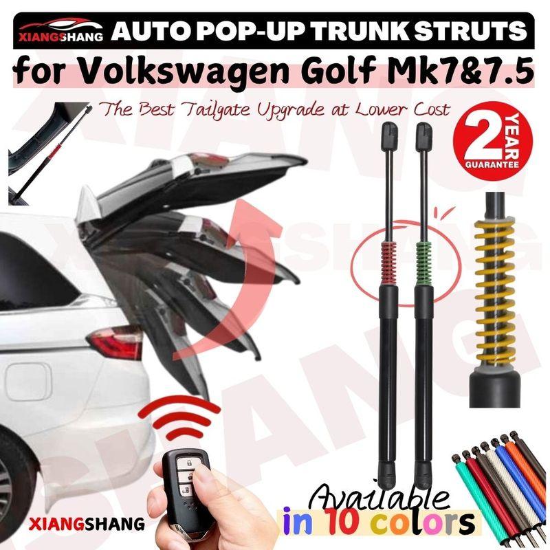 Auto Pop-Up Trunk Struts For Volkswagen Golf Mk7&Mk7.5 2012-2021 Automatic Opening Gas Lift Supports with Springs Boot Struts