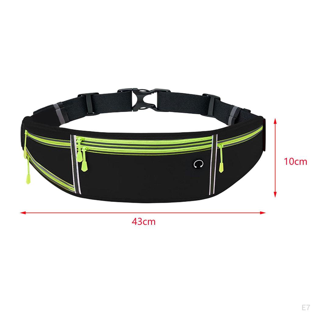 Running Belt Jogging Bag Fanny for Women Men Water Bottle Holder, Waist Pack Travel