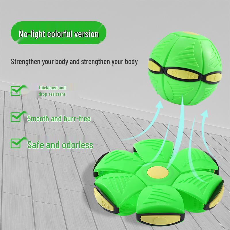 Luminous Elastic Magic Flying Saucer Ball - Children's Outdoor Step-on Toy
