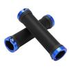 Велосипедные ручки Защита окружающей среды Противоскользящие Износостойкие Велосипедные рули для езды на велосипедеСиний