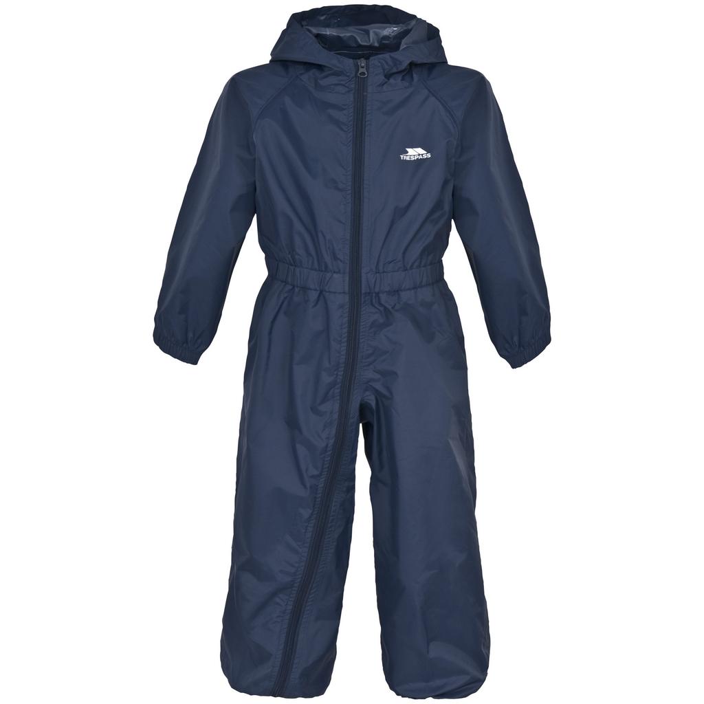 Childrens/Kids Button Waterproof Rain Suit