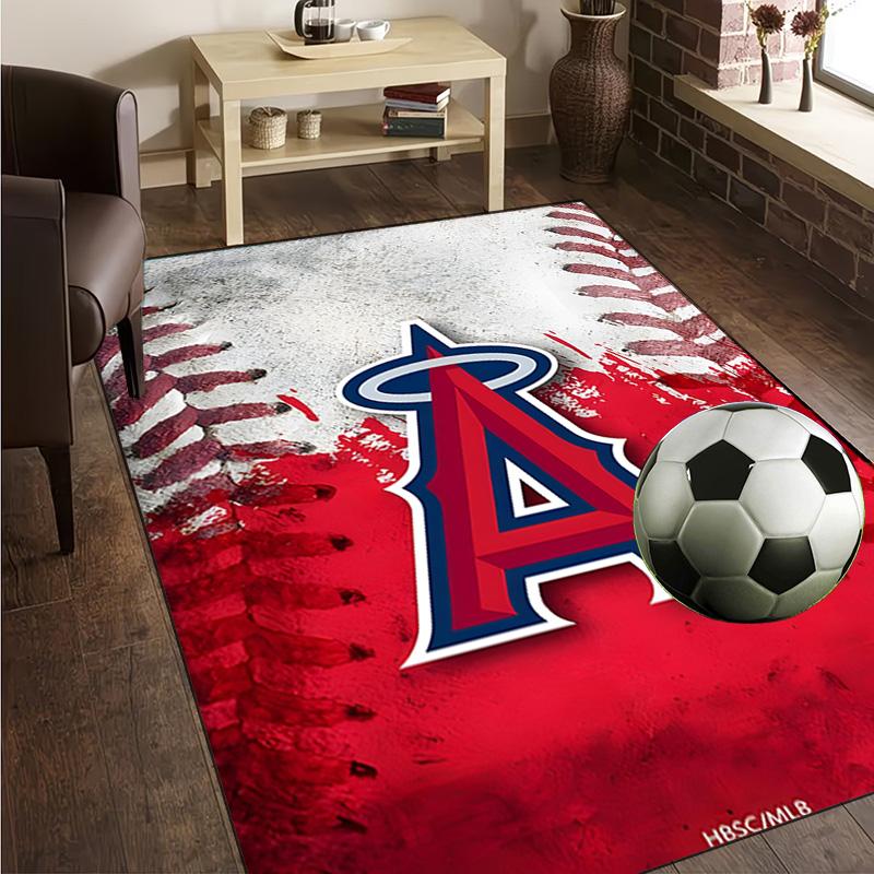 Angeles Angels Logo Rug Office Carpet Non-Slip Mat, Chair Rug Floor Covering for Gaming, Bedroom, Living Room , Home Decor Christmas Gift