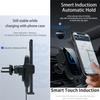 360° Automatic Clamping 10W Qi Wireless Fast Car Charger  Mount Air Vent Cell Phone Holder With Build-in Battery