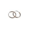 Women Silver Punk Style 3 Size Geometric Round Earring Hip-Hop Hoop Earrings Fashion Jewelry