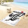 Collingwood Warriors Print Beach Towel, Large Soft Quick Dry Towel for Beach Camping Swimming