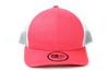 Кепка тракера с низким профилем Snapback [New Era] КОРАЛЛОВЫЙ/БЕЛЫЙ