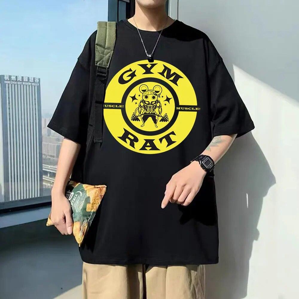 Аниме Demon Slayer Uzui Tengen футболка с графическим принтом забавная футболка ниндзя мускулистый тренажерный зал с крысой унисекс женские футболки Harajuku большого размера