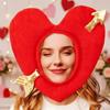 Warm Cupid's Arrow Hat Creative Pullover Hat Kids Toys Gifts Heart Shaped Hat  Holiday Celebration