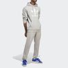 Adidas Originals Trefoil Letter Logo Printed Pullover Hoodie Men Hoodies Gray IA4884
