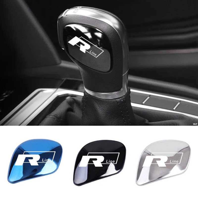 2026 Hot VOLKSWAGEN 2025 Hot Car Gearbox Control Gear Lever Stickers Shift Stick Handle Accessories for VW R line GTI Polo Golf zf7