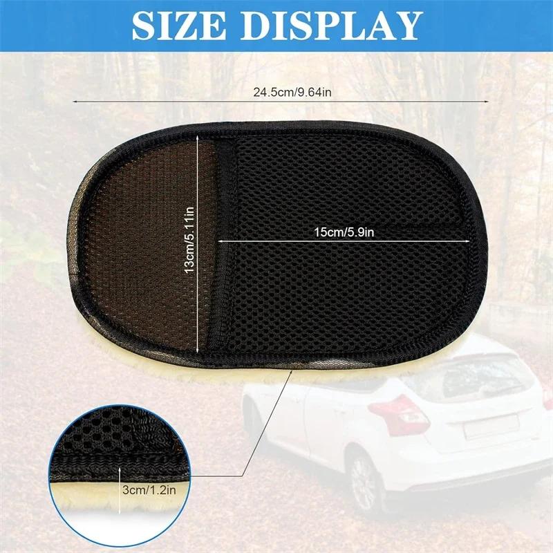 Car Washing Gloves, Plush Wool Tools, Duster Cloth, No Damage To the Paint, Car Towel, Special Foam Cotton Sponge Towel Parts