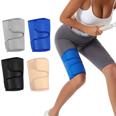 1 шт. Фиксирующая поддержка мышц Рукав для ноги Регулируемая повязка на подколенное сухожилие Повязка для верхней части ноги для женщин и мужчин