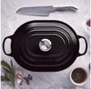 Le Creuset Signature Oblong Roasting Pan Black Matte 3.4 L (21112310000430)